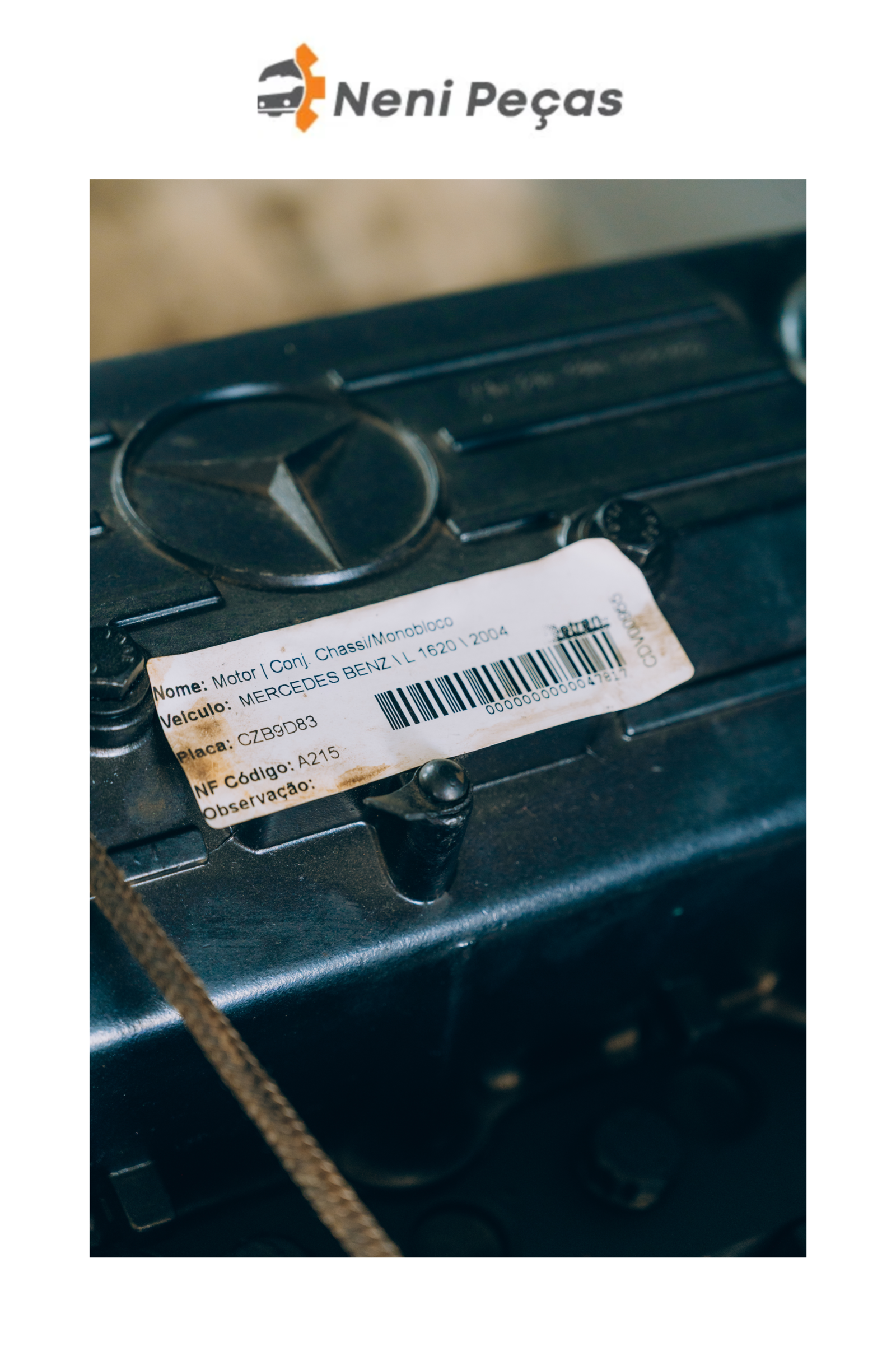 Motor Mercedes-Benz 6 Cilindros - Imagem 5