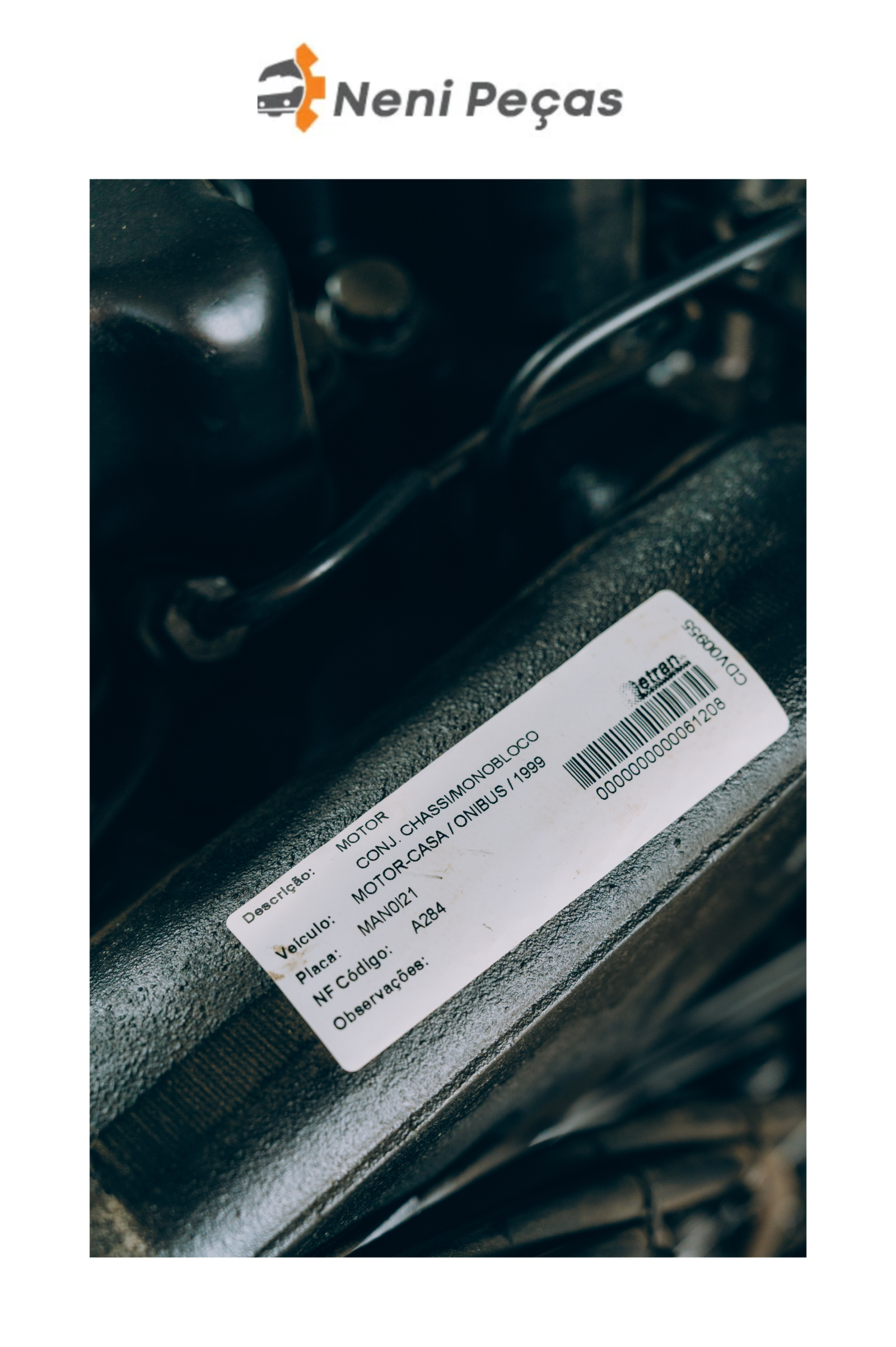 Motor Mercedes-Benz 1630 (OM449) - Imagem 5